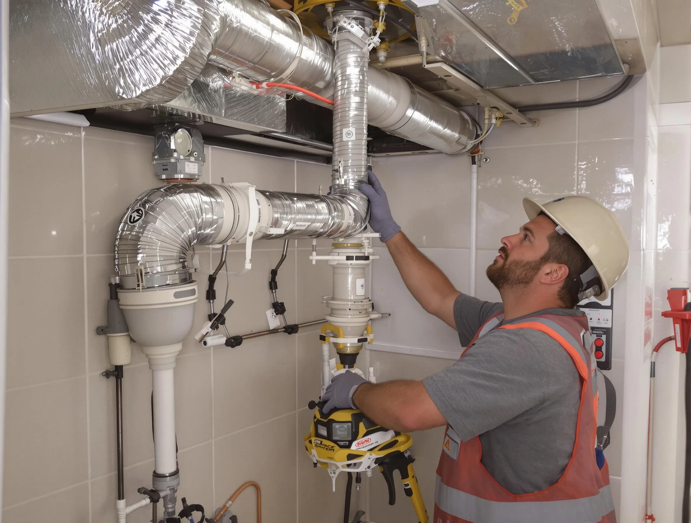 Stansbury Park Dryer Vent Cleaning expert performing professional dryer vent repair and installation in Stansbury Park